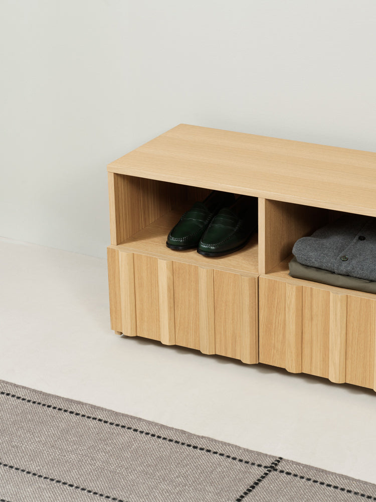 Rib Sideboard Low Hybrid | Normann Copenhagen | Catalog Interiors UK