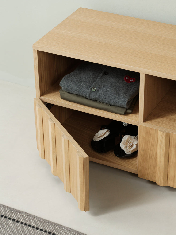 Rib Sideboard Low Hybrid | Normann Copenhagen | Catalog Interiors UK