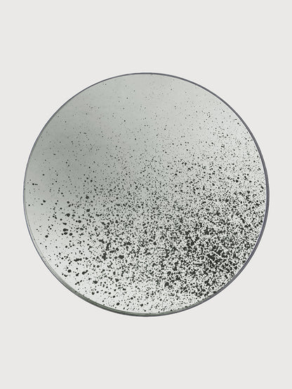 Round Aged Wall Mirror