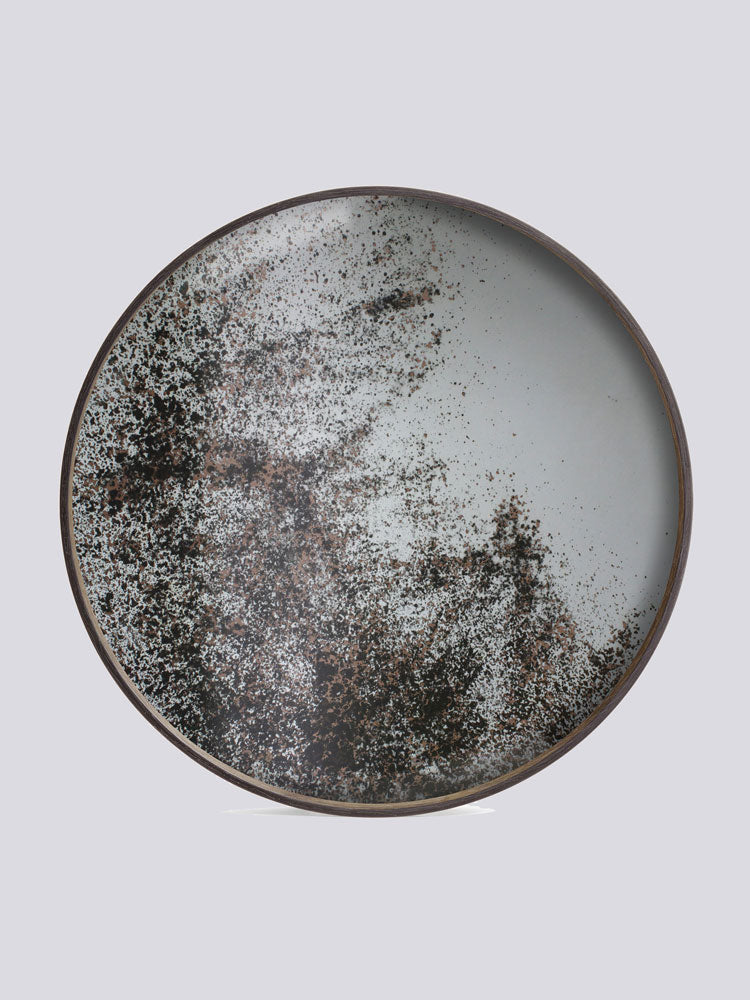 Round Aged Mirror Tray | Ethnicraft | Catalog Interiors 