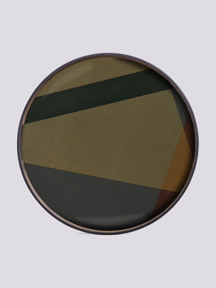 Round Angle Tray Glass Tray | Ethnicraft | Catalog Interiors