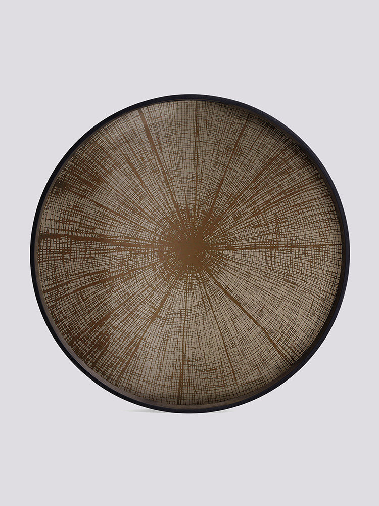 Round Slice Mirror Tray | Ethnicraft | Catalog Interiors 