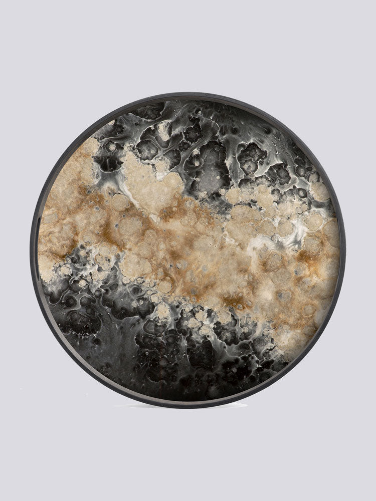 Round Organic Glass Tray | Ethnicraft | Catalog Interiors 