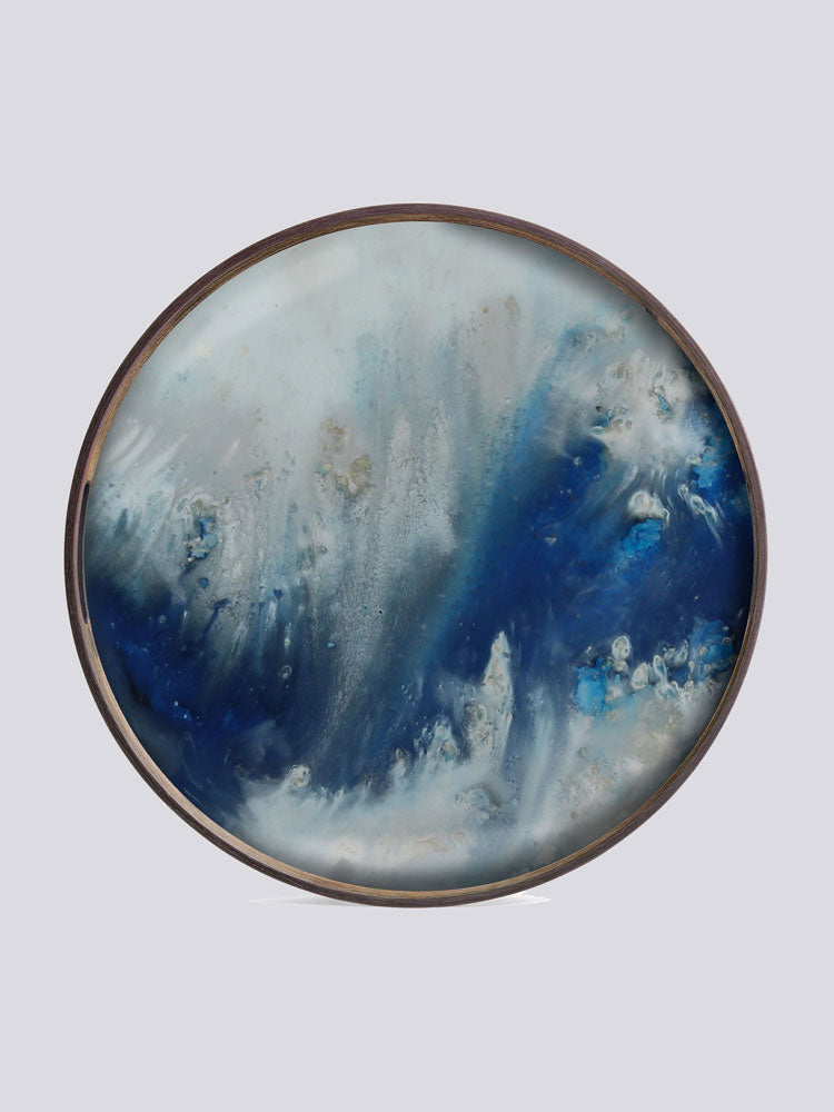 Round Organic Glass Tray | Ethnicraft | Catalog Interiors 