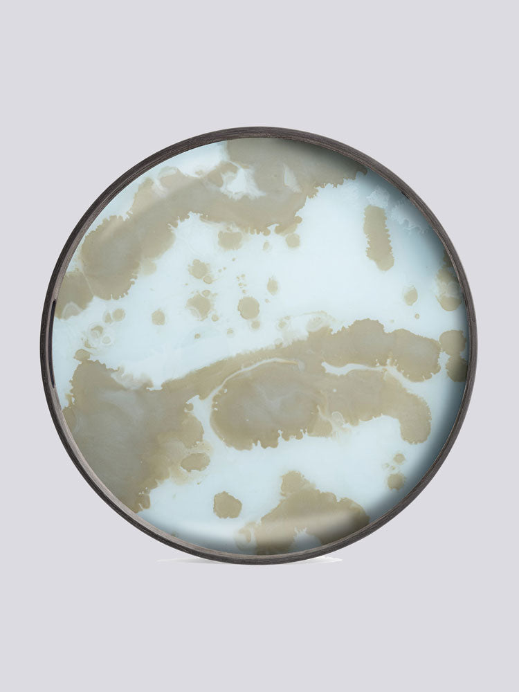 Round Organic Glass Tray | Ethnicraft | Catalog Interiors 
