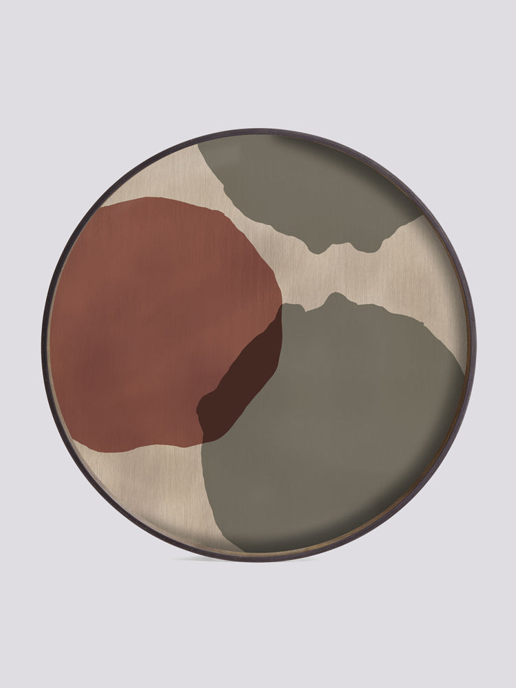 Round Dots Glass Tray | Ethnicraft | Catalog Interiors