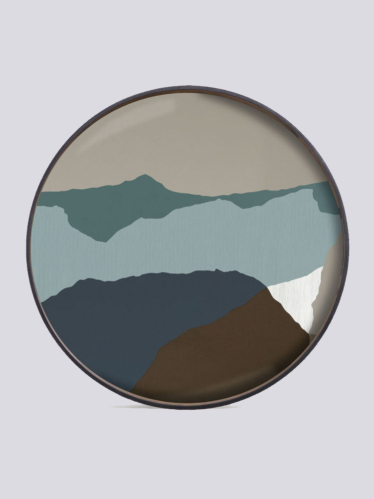 Round Wabi Sabi Glass Tray | Ethnicraft | Catalog Interiors