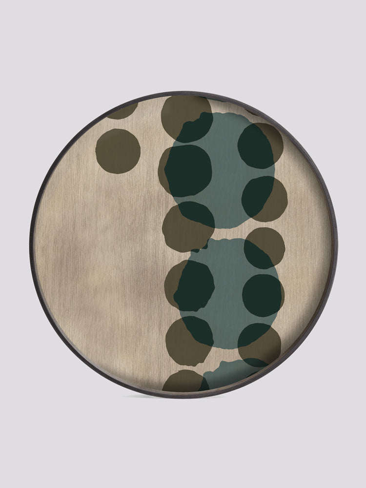 Round Dots Glass Tray | Ethnicraft | Catalog Interiors