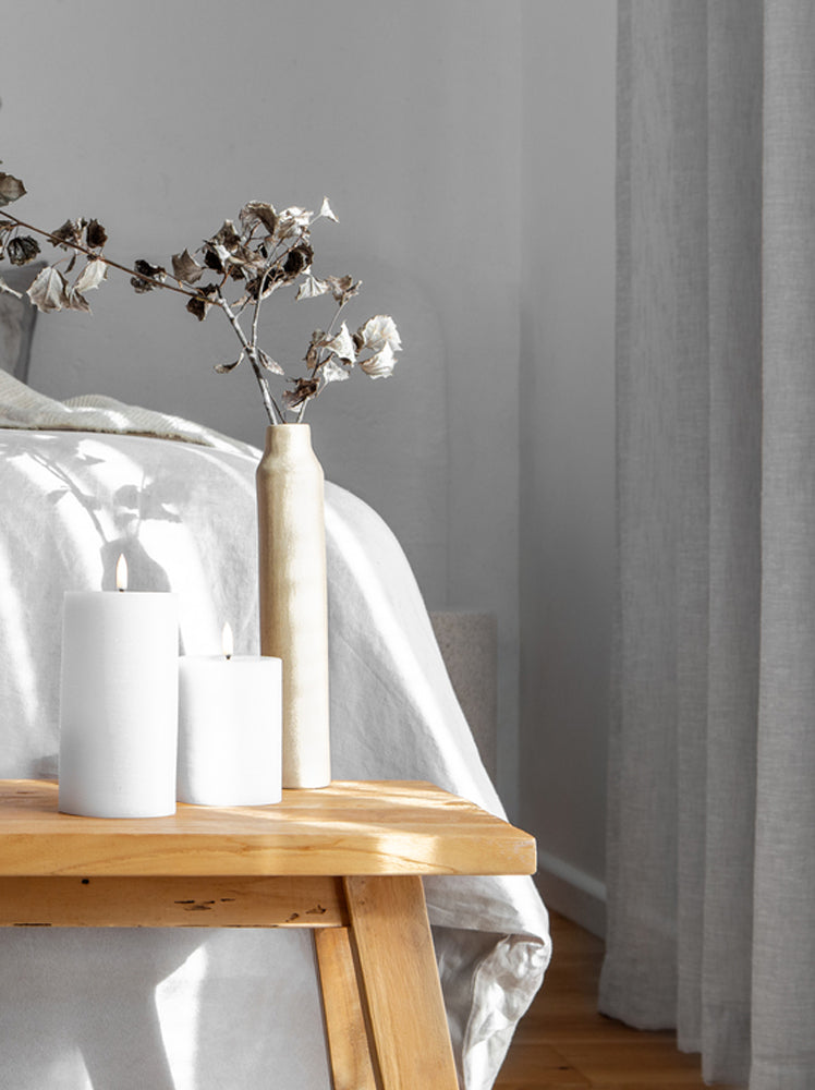 LED Melted Rustic Pillar Candle | Uyuni | Catalog Interiors 
