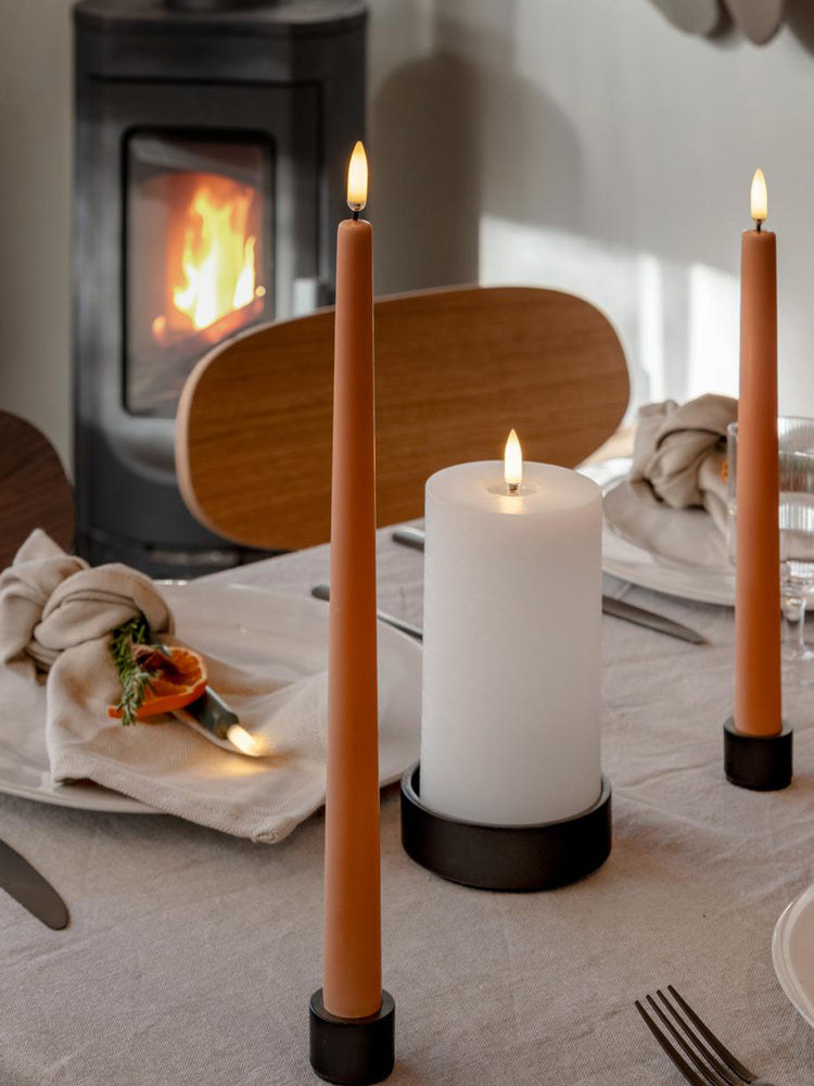 LED Melted Rustic Pillar Candle | Uyuni | Catalog Interiors 