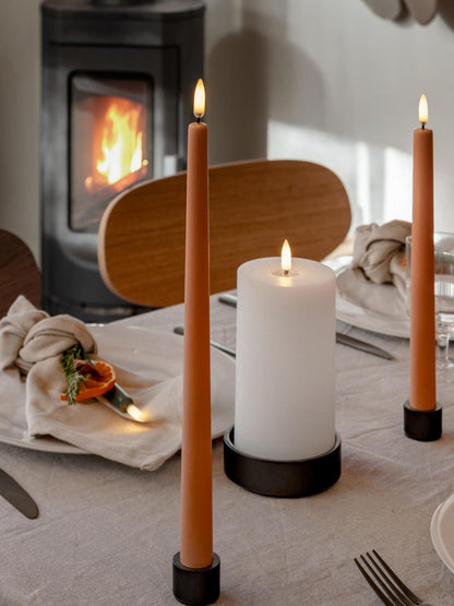LED Melted Rustic Pillar Candle | Uyuni | Catalog Interiors 