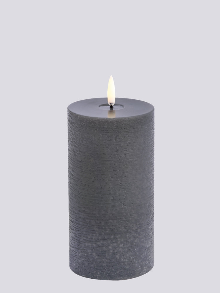 LED Melted Rustic Pillar Candle | Uyuni | Catalog Interiors 