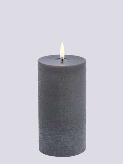 LED Melted Rustic Pillar Candle | Uyuni | Catalog Interiors 