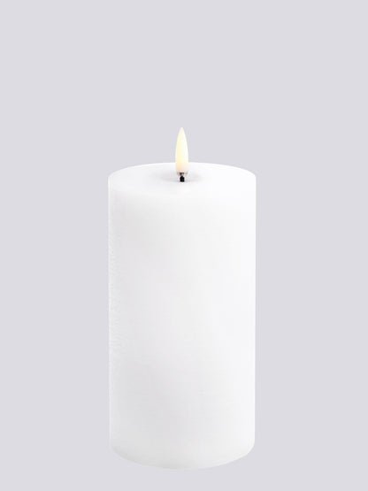 LED Melted Rustic Pillar Candle | Uyuni | Catalog Interiors 