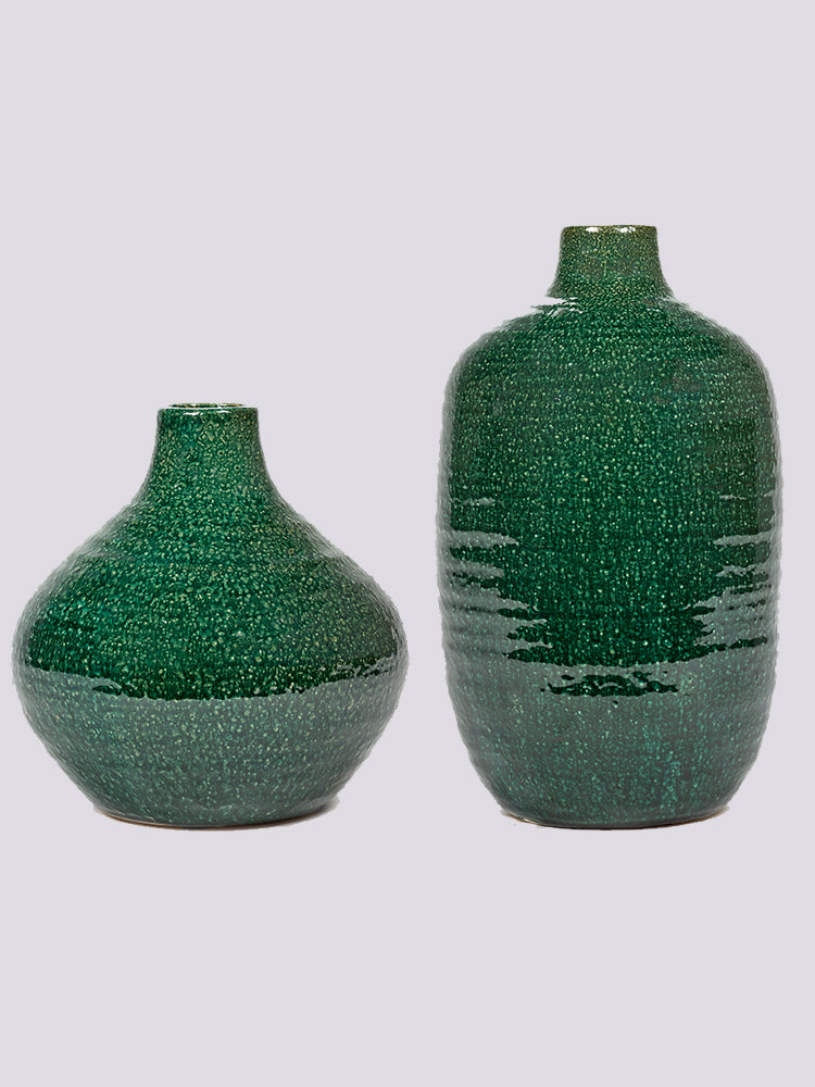 Serax Dark Green Vase | Catalog Interiors 