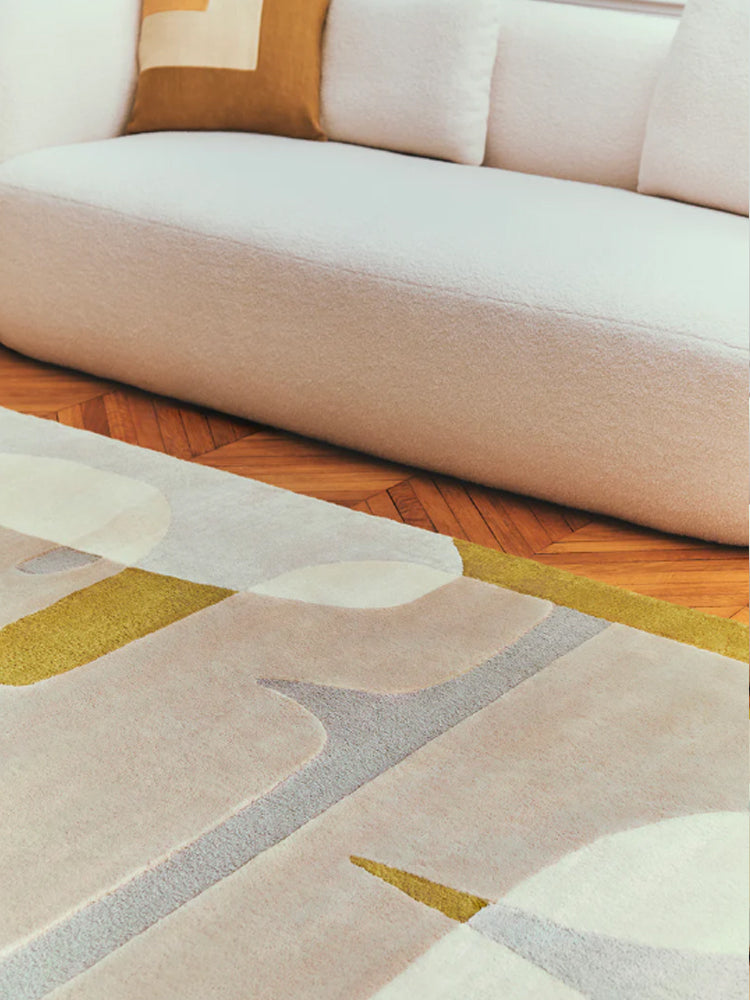 Sirocco Ocre Rug | Toulemonde Bochart | Catalog Interiors 