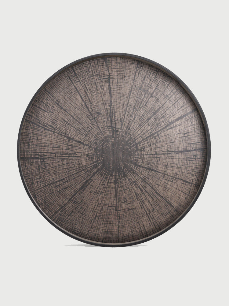 Round Slice Wooden Tray | Ethnicraft | Catalog Interiors