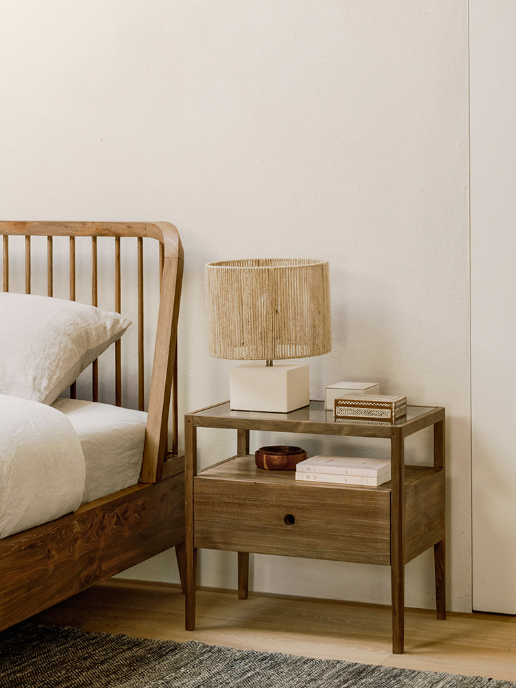 Spindle Bedside Table | Ethnicraft | Catalog Interiors 