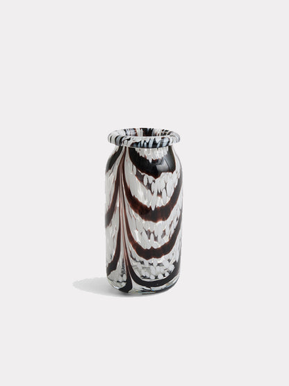 Splash Vase Roll Neck | Coffee & White