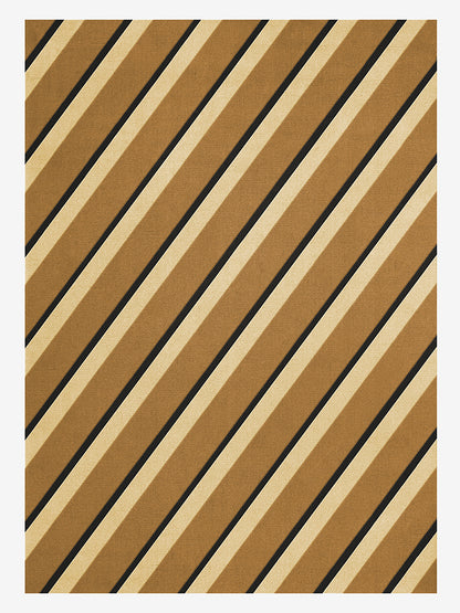 Teklan Diagonal Wool Rug Sand
