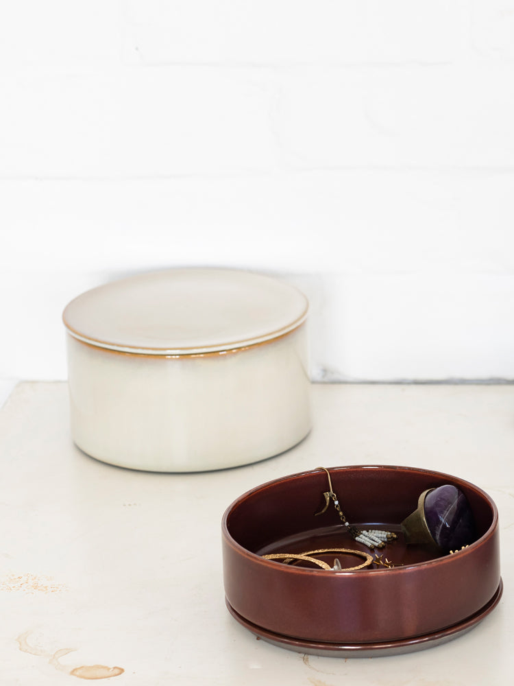 Terres de Reves Jar & Tray with Lid