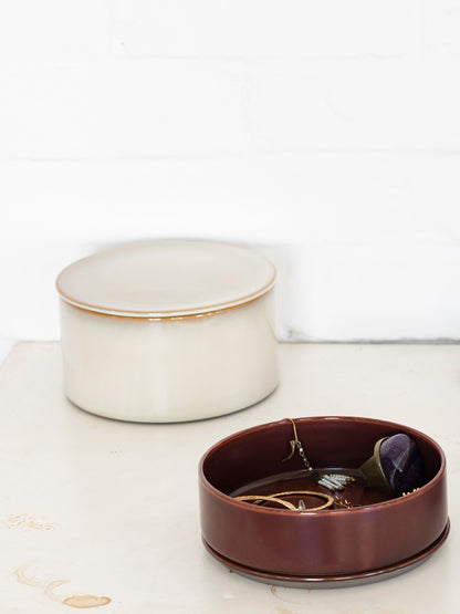 Terres de Reves Jar & Tray with Lid